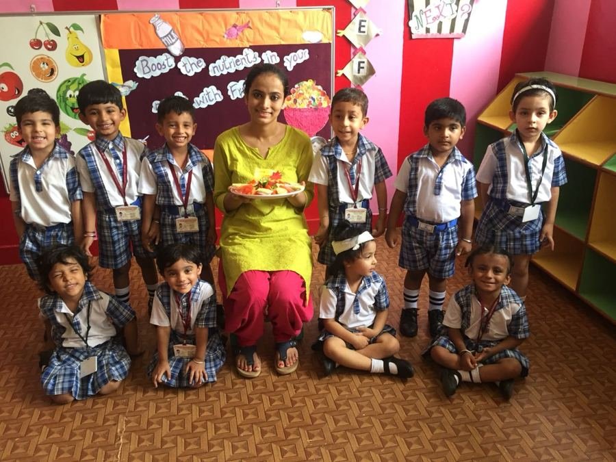 A Joyland teacher with her class in the classroom